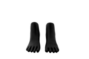 Mannequin Anklet Payal Mannequin Leg Foot Jewellery Display Stand Holder (Sold as a Pair) (White with Heel) - Image 4