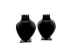 Jewellery Necklace Display Stand Combo (Pack of 2) (Black)