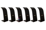 Jewellery Necklace Display Stand, Mangal Sutra Stand, Chain Stand (COMBO 6 PCS) (12 INCH) (BLACK)