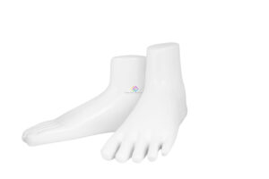 Mannequin Anklet Payal Mannequin Leg Foot Jewellery Display Stand Holder (Sold as a Pair) (White) - Image 4