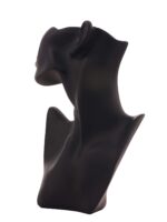 Plaster Of Paris Plastic Jewellery Necklace Earring Display Stand Bust Half Side Face 10 Inch - Image 3