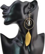 Plaster Of Paris Plastic Jewellery Necklace Earring Display Stand Bust Half Side Face 10 Inch