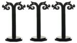 Plastic Earing Stand Combo (Black) (Pack of 3)
