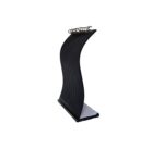 Black Polish Acrylic Necklace Display Stand 9 Inch 12 Steel Hooks - Image 2