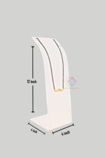 Jewellery Necklace Display Stand, Mangal Sutra Stand, Chain Stand (COMBO 6 PCS) (12 INCH) (WHITE) - Image 2