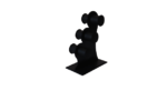 Jewellery 3 Roll Bangle Display Stand (Black) - Image 4