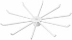 Metal 3 Layered Rotating Jewellery, Chains, Earrings, Bracelet, Necklace Stand For Display (WHITE) - Image 2