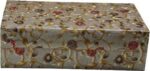 3 Roll Bangle Box Velvet Coated Vanity Box Makeup Box Red