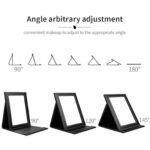 Book Makeup Mirror Glass Iron Square Table top Vanity Mirror on Stand 10"x 8" INCH - Image 5