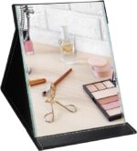 Book Makeup Mirror Glass Iron Square Table top Vanity Mirror on Stand 10"x 8" INCH - Image 6