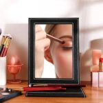Book Makeup Mirror Glass Iron Square Table top Vanity Mirror on Stand 10"x 8" INCH - Image 4