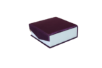 Jewellery Velvet Bangle Box 4"x 4" Inch Purple - Image 2