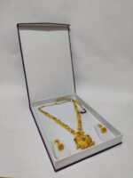 Jewellery Necklace Earring Pendant Half Set Box 8"x 11" INCH (Purple) - Image 2