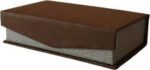 Jewellery Velvet Double Bangle Box 7"x 4" Inch Golden - Image 2
