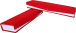 Jewellery Chain Storage Box 12″X 3″ Inch Red Combo (Pack Of 2)