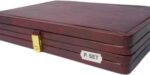 P-SET Heavy Lether Velvet Storage Box Display Box Multiple (12) (Brown) - Image 3