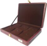 P-SET Heavy Lether Velvet Storage Box Display Box Multiple (12) (Brown) - Image 5