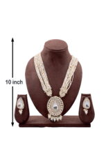 Heavy Sued Velvet Jewellery Necklace Earring Display Stand 10 Inch (Brown)