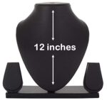 Jewellery Necklace Earring Display Stand 12 Inch Black