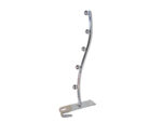 5 Jali Rod Stainless Stell Hook Wall Drope Hanger/Shop/Showroom (Pack of 1) Door Hanger - Image 3
