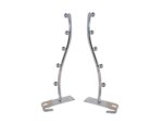 5 Jali Rod Stainless Stell Hook Wall Drope Hanger/Shop/Showroom (Pack of 2) Door Hanger - Image 2