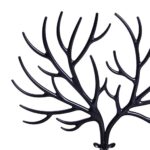 Jewellery Deer Tree Stand Display Necklace Ring Earring Holder (Black) - Image 5