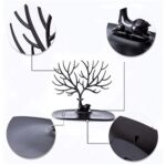 Jewellery Deer Tree Stand Display Necklace Ring Earring Holder (Black) - Image 7