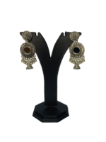 V Type Plastic Earring Stand Combo (Black) (Pack of 3) - Image 2