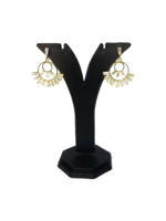 V Type Plastic Earring Stand Combo (Black) (Pack of 3) - Image 4