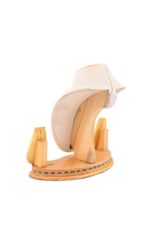 Jewellery Necklace Display Stand Wooden Polish 12 Inch White - Image 3