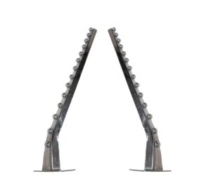 14 Ball Square Pipe 2 PCS Stand Stainless Steel Heavy Duty Display Hook Hanger with Hardware Fitting