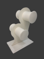 Plastic Bangle Display Stand White (2 Roll White)