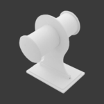 Plastic Bangle Display Stand White (1 Roll White)