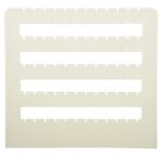 30 PAIR Earring Stand 15"x 11" INCH (White)