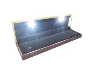 Wooden LED Chain Necklace Box Gift Box 9″X 2.5″ Inch - Image 2