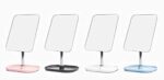 Square Dish Beauty Mirror | Folding Portable Tabletop Saving and Makeup Desk Vanity countertop Mirrors with Stand For Dressing| Jewelry |Parlor |Travel Best Wish for Gift Men Women(MultiColor-1Pcs) - Image 2