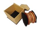 Brown Jewelry, Bangle, Watch, Box (With Pillow) 4"x 4"x 3"INCH (Lx Bx H) Gift, Storage ,Vanity Box - Image 6