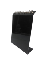 Jewellery Black Acrylic Chain Necklace Display 9 Inch 12 Hooks Straight - Image 4