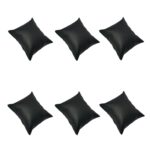 6 Pcs PU Leather Small Bracelet Watch Pillow Bangle Cushions for Jewelry Displays, 4x3 inch