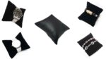 12 Pcs PU Leather Small Bracelet Watch Pillow Bangle Cushions for Jewelry Displays, 4x3 inch - Image 2