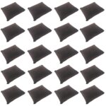 Small Bracelet Watch Pillow Bangle Cushions for Jewelry Displays, 4x3 inch (Brown Velvet) (20 Pcs)