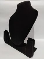 Heavy Velvet Jewellery Necklace Earring Display Stand (10 Inch) - Image 2
