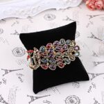 Small Bracelet Watch Pillow Bangle Cushions for Jewelry Displays, 4x3 inch (Black Velvet) (6 Pcs) - Image 2
