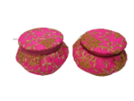 Jewellery Bangle Box Embroidery Matki Fancy (Light Pink) (Combo 2 Pcs)
