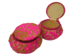 Jewellery Bangle Box Embroidery Matki Fancy (Light Pink) (Combo 2 Pcs) - Image 4