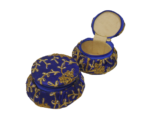 Jewellery Bangle Box Embroidery Matki Fancy (Blue) (Combo 2 Pcs) - Image 4