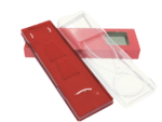 Jewellery Chain Storage Box Big With Earring Maroon-Transparent Combo (Pack Of 2) - Image 3