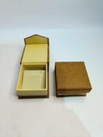 Jewellery Earring Box Gift Box Combo (Pack Of 2) Golden