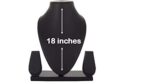 Jewellery Necklace Earring Display Stand 18 Inch Black