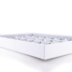 12 Pendent Sued Velvet Tray Jewellery Stackable Drawer Stackable Grey - Image 2